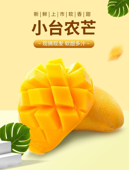 盛夏甜心 海南臺農(nóng)芒果5斤裝，當(dāng)季鮮甜順豐直達(dá)
